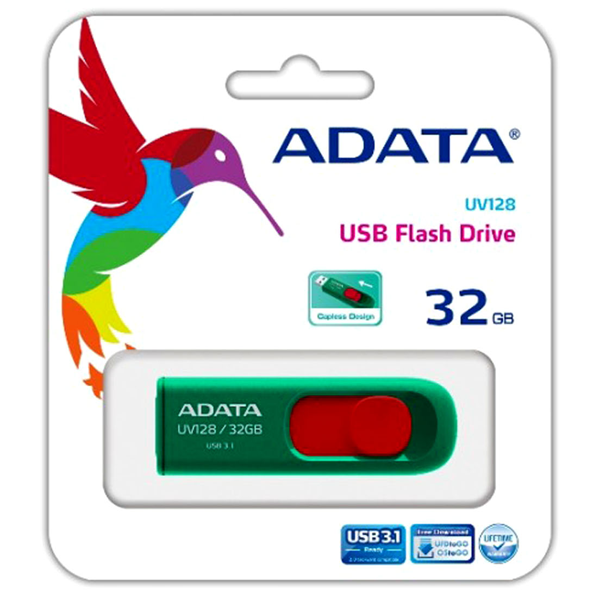 Adata UV128 Red Green 32GB