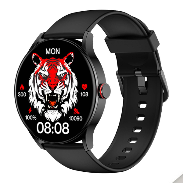 Imilab Imiki TG1 Calling Super-retina Amoled Smart Watch With Free Strap - Black