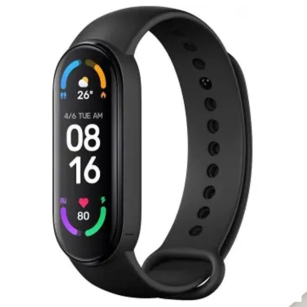 Mi Smart Band 6 Amoled Full Screen Fitness Tracker With SpO2 - Black