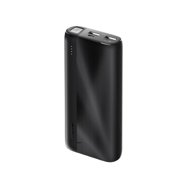 Oraimo OPB-P204D 15W 20000mAh Dual USB Output 2.1A Fast Charging Power Bank- Black