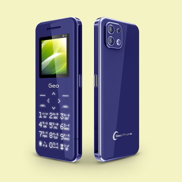 badgeGeo R11 Ultra Slim &amp;amp; Small Touch Keypad Feature Mobile Phone