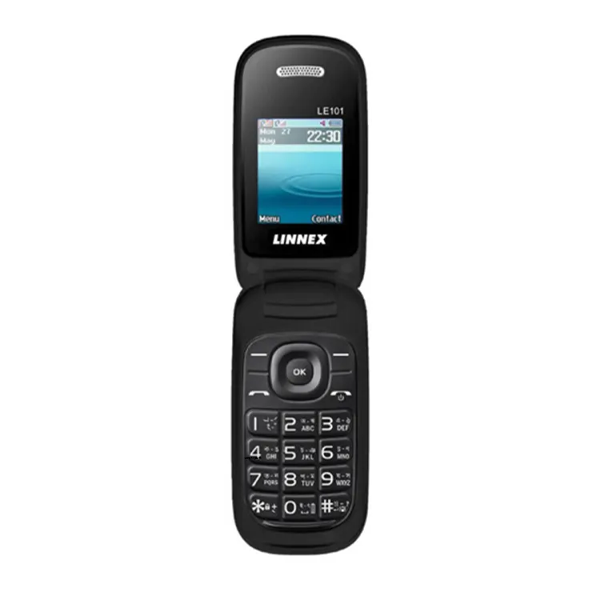 Linnex le101 ভাঁজ করা ডুয়াল সিম ফিচার মোবাইল ফোন 1000mah ব্যাটারি