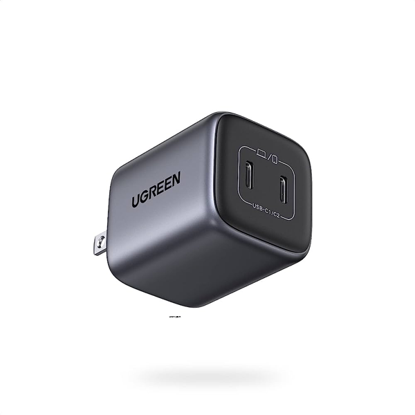 UGREEN 45W GaN Charger with Dual USB Type C Ports Fast Charging for iPad Pro iPad mini SAMSUNG S23 S22 S21 S20 iPhone 13 pro max