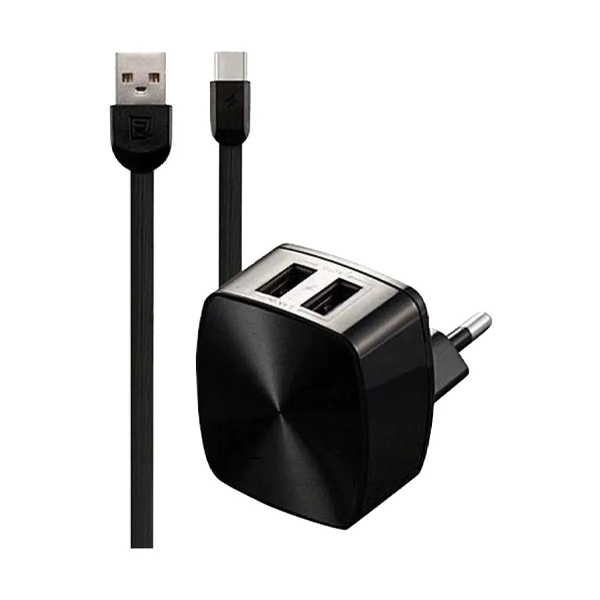 REMAX rp-u215 2.4A Flinc Charger with Micro Data Cable (EU PLUG)